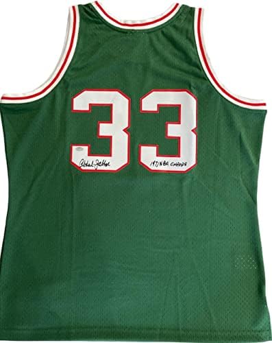 Abdul Jabbar Autographid Milwaukee Bucks Mitchell & Ness Jersey - Autografirani NBA dresovi