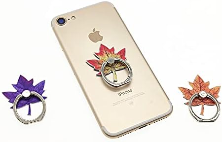 Stil u obliku javorovog oblika u obliku legura boja ploča za rotaciju 360 ° rotacijskog stajališta mobitela, kompatibilno za iPhone