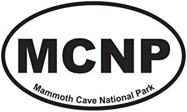 Ionska grafika Mammoth Cave National Park ovalna naljepnica naljepnica vinil euro mcnp 5 prozor za prijenos odbojnika odbojnika - drži