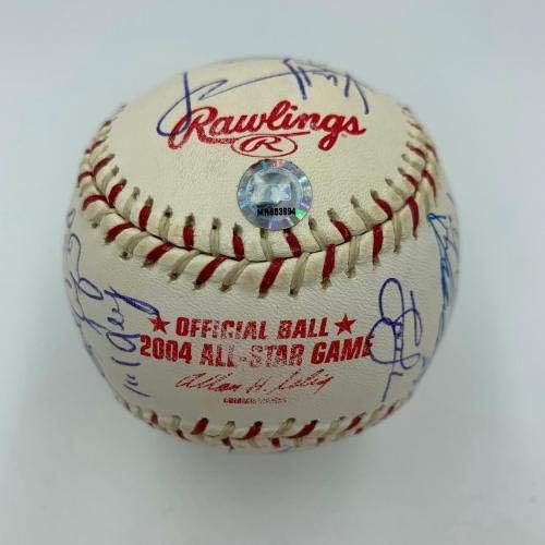Derek Jeter Mariano Rivera Ichiro potpisao 2004. godine All Star Game Potpisan bejzbol MLB - Autografirani bejzbol