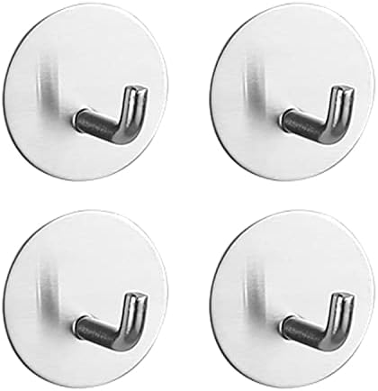 Mitho teški ljepljive kuke vodootporne kuke od nehrđajućeg čelika Zalijepite na zidni ručnik za ručnike ključ kuke za kuke kuhinja