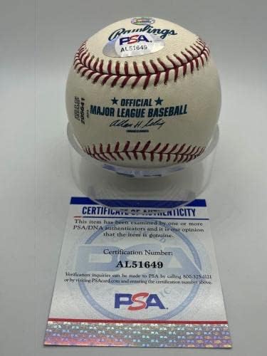Monte Irvin New York Giants potpisali su službeni autogram MLB bejzbol PSA DNA *49 - Autografirani bejzbol