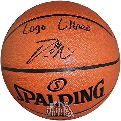 Damian Lillard Autografirani Spalding košarka s logotipom Lillard Insc - JSA CoA - Košarka s autogramima