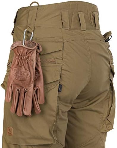 Helikon -Tex Pilgrim Style Taktičke hlače za muškarce - Ripstop - Lagana za na otvorenom, planinarenje, provedbu zakona, radne hlače