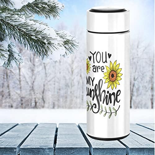 Cataku Sunshine Suncokretska boca boca izolirana 16 oz nehrđajućeg čelika tikvica Termos boca za kavu pij pij za višekratnu uporabu