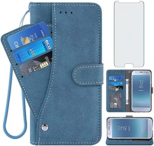 Kompatibilan sa Samsung Galaxy J3 Luna Pro J3 Prime 2017 Javlja 3J Eclipse Mission novčanik torbica za telefon Zaštitna folija za zaslon