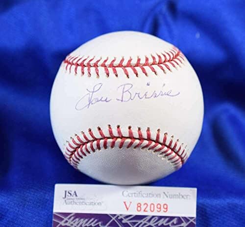 Lou Brissie JSA CoA Autogram Major League OML potpisao bejzbol - Autografirani bejzbols