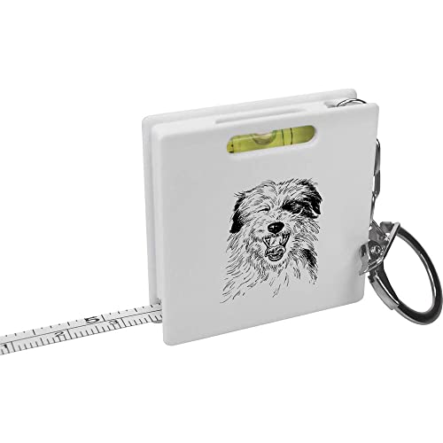 Mjerač vrpce za ključeveSretni čupavi pas / alat za mjerenje razine alkohola