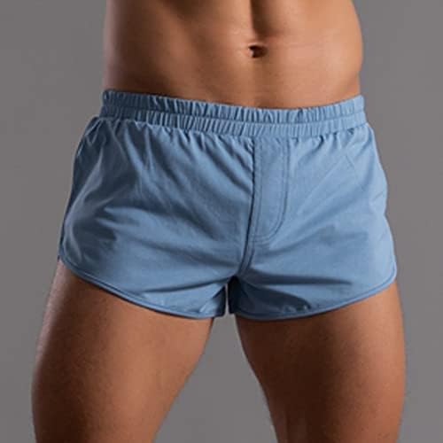 BMISEGM Boxer Shorts za muškarce pakirajte muške ljetne boje pamučne hlače Elastični pojas labavo brzo suho povremeni strogi