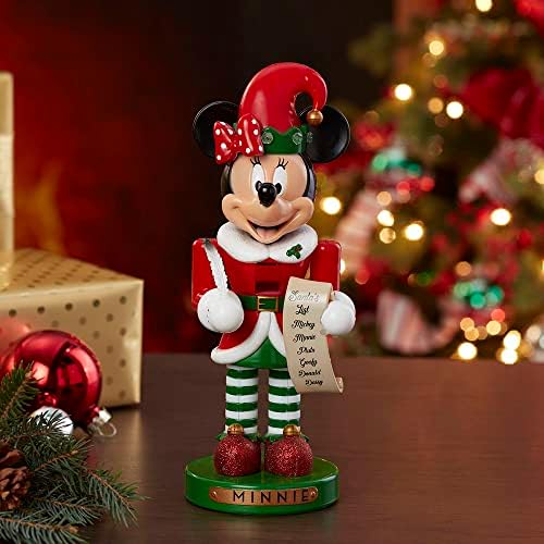 Disney Minnie Elf Nutcracker, 10-inčni, više obojeni
