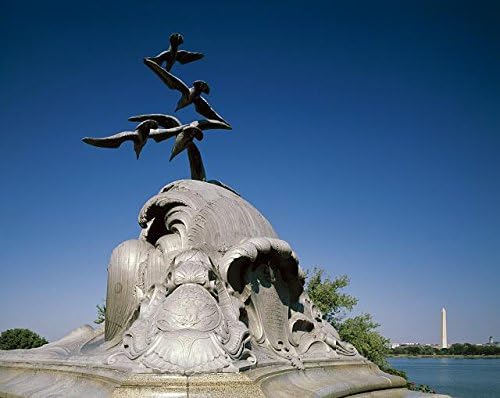 Povijesni nalazi foto: spomenik mrtvima na moru, Arlington, Virginia, Virginia Virginia, Amerika, ptice, Val, Amerika