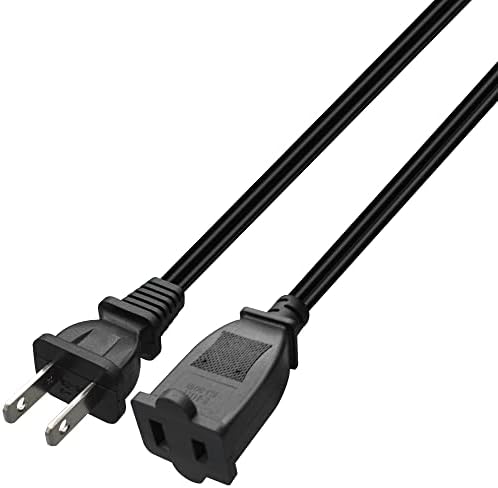 Strhowill kratki kratki kabel za produženje prekidača, NEMA 1-15P do 1-15R produžetak kabela za napajanje, ETL certificirani polaritet