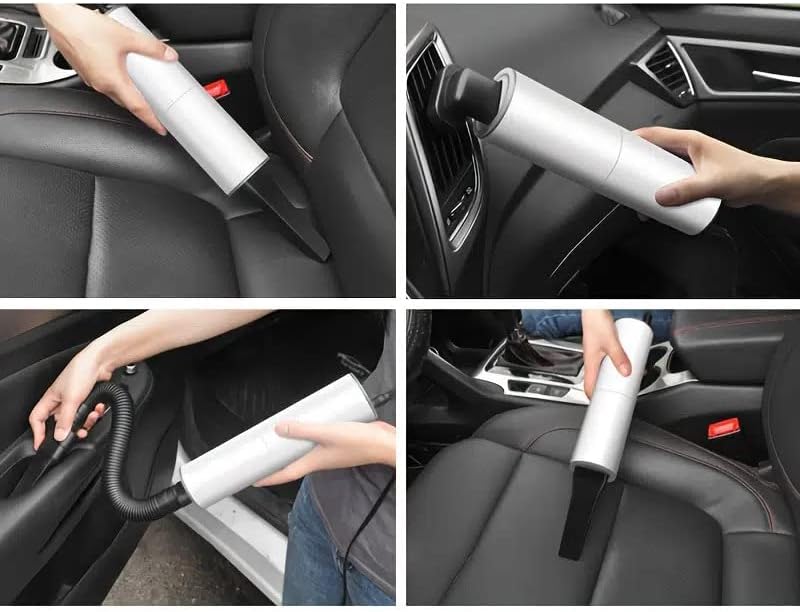 Kompaktni i moćni čistač za usisavanje automobila: Prijenosni visoki i suhi ručni vakuum s detaljnim kompletom za čišćenje i putovanja