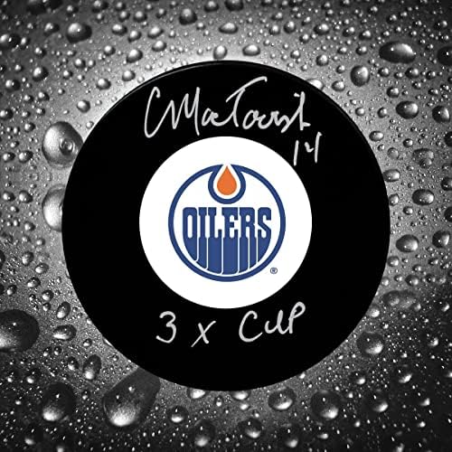 Craig McTavish Edmonton Oilers 3 pehari s autogramom-NHL pehari s autogramom