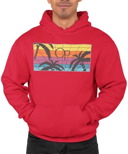 Ocean Pacific muški muški pamučni mješavina grafički print pulover hoodie