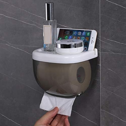 Xxxdxdp zidni nosač toaletni papir držač polica tkiva tkiva vodootporan toaletni papir ladica rola papir epruveta za kupaonicu za pohranjivanje
