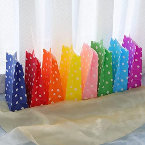 Fenkon 24pcs Rainbow Party Favor Torps Potičnica torbi za torbama za djecu rođendansku zabavu