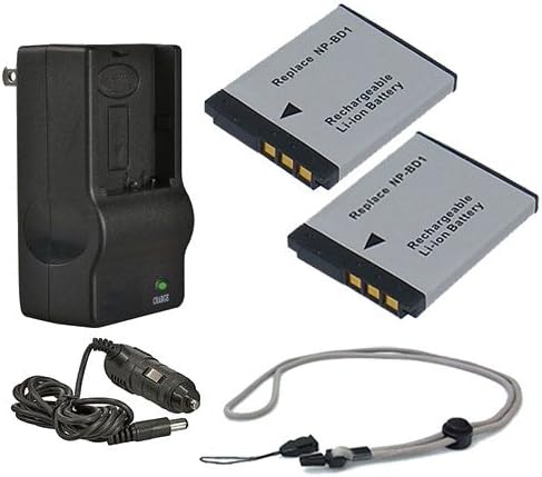 Sony Cybershot DSC-T500 Baterije velikog kapaciteta + AC/DC Putni punjač + Krusell Multidapt Remen za vrat
