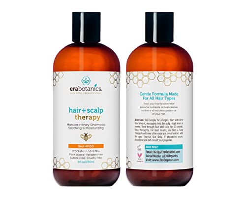 - Umirujući i hidratantni šampon za suho vlasište i oštećenu kosu-obiteljski šampon bez sulfata za njegu suhog vlasišta za osjetljivu