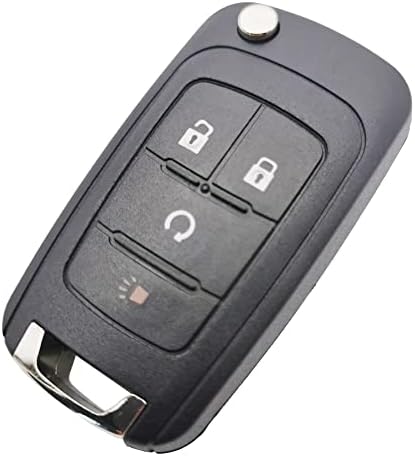 Guibuhuse ključ bez ključeva futrola fub Shell futrola prikladna za GMC Terrain Chevrolet Equinox Chevy Sonic 4 gumbi