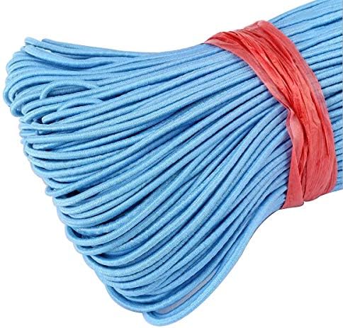 10 jardi 1,5 mm šarena okrugla kravata za kosu u velikom broju linija elastičnog užeta gumeni pojas 5 pribor za šivanje