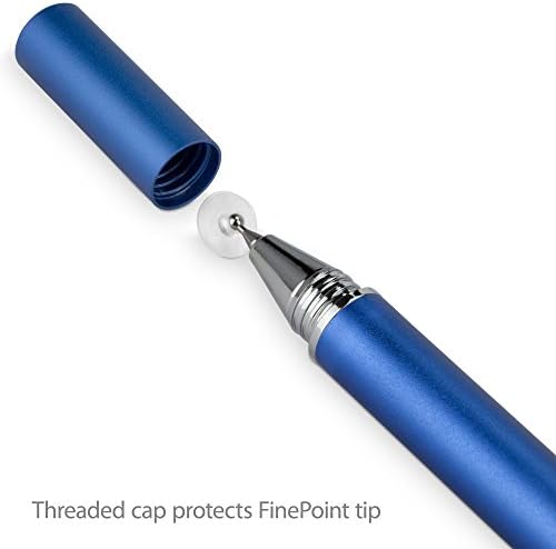 Boxwave olovka kompatibilna s Poly CCX 700 - Finetouch Capacitive Stylus, Super precizna olovka olovke za poli CCX 700 - Lunarno plava