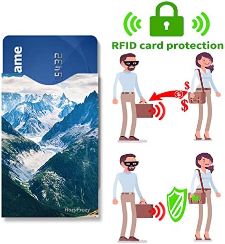 8 RFID blokirajući rukavi, zaštitnik kreditnih kartica, držač kreditne kartice protiv krađe, lako prepoznati, eklektični otisci, iluzija,