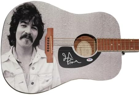 John Prine potpisao je autogram pune veličine Prilagođeni Jedan od ljubaznih Gibson Epiphone Akustična gitara 1/1 s PSA/DNA PSA CoA