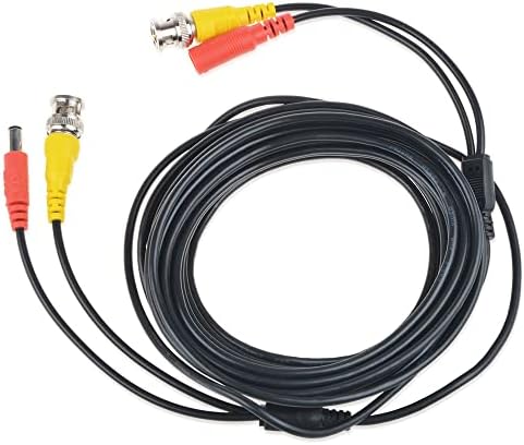 J-ZMQER 25FT Crni BNC Video Snage Wire kabel kompatibilan s podrškom sve BNC tipove i kabel za kamere