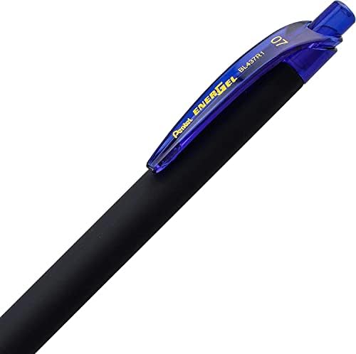 Gel olovka od 0,7 inča-srednja linija-12 pakiranja od 6 crnih i 6 plavih
