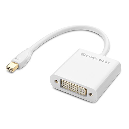 Kabel je MINI DisplayPort to DVI adapter u White - Thunderbolt i Thunderbolt 2 Port kompatibilan