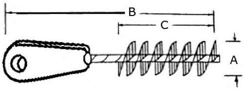 Četka promjera 3-1 / 2 inča s cijevi duljine 8 inča i cilindričnom četkom