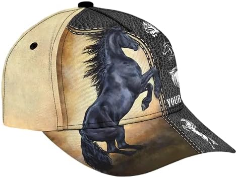 Konjska kapica, personalizirana kapu za bejzbol konja, prilagođeni konjski šešir, pokloni za konja, on, nju, rođendan, Božić