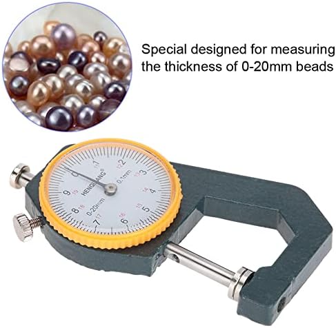 Mjerni mjerač, 0-20 mm 0,1 mm precizna debljina bisera Promjer kuglice ravne glave Instrumenti prijenosni mjerač čeljusti za proizvođače