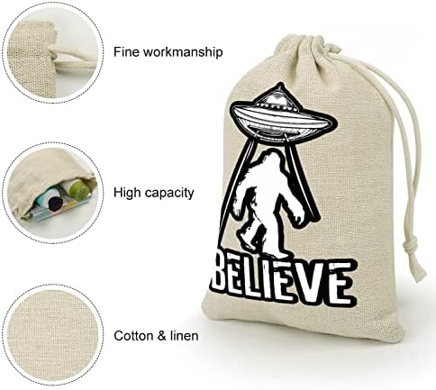 Vrećice za pohranu s vezicama za kravate poklon vrećice za slatkiše za višekratnu upotrebu sklopive i kompaktne višenamjenske džepne