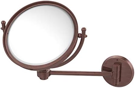 8-inčni zidni makeup ogledalo s 3-strukim zumiranjem od $ 5-inčni / 3-inčni-inčni antički bakar