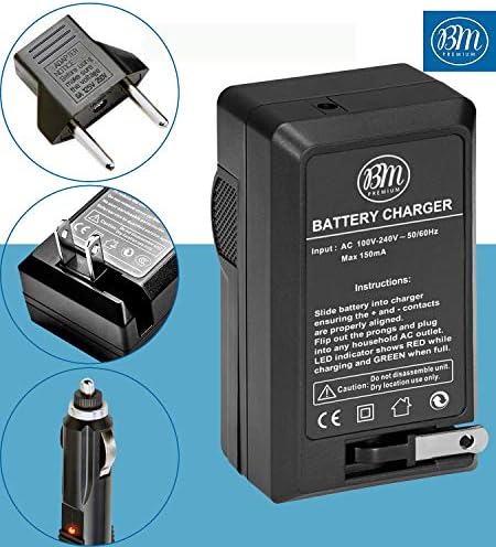 BM Premium DMW-BCG10 Battery Charger For Panasonic Lumix DMC-SZ8, TZ10, TZ18, TZ19, TZ20, TZ25, TZ30, TZ35, ZS1, ZS3, ZS5, ZS6, ZS7,
