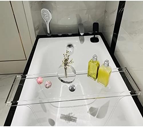 ; Stalak za odlaganje kade ladica za kadu prozirna polica za kadu Višenamjenski alati za kupaonicu polica za odlaganje ručnika