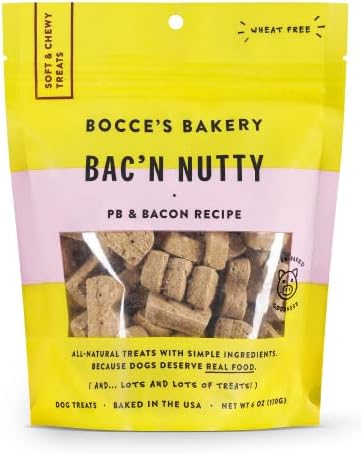 Bakery pećnica Bocce's Bakery Say Say Moo poslastice za pse, svakodnevne pseće poslastice bez pšenice, napravljene od pravih sastojaka,