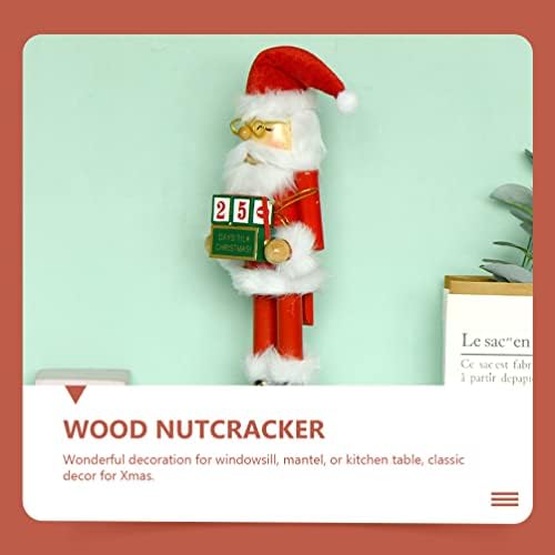 PretyZoom Djed Mraz Nutcracker Xmas Nutcracker Božićni Djed Mraz Dekoracija lutki za lutke Advent Kalendar Nutcracker Umjetnička radna