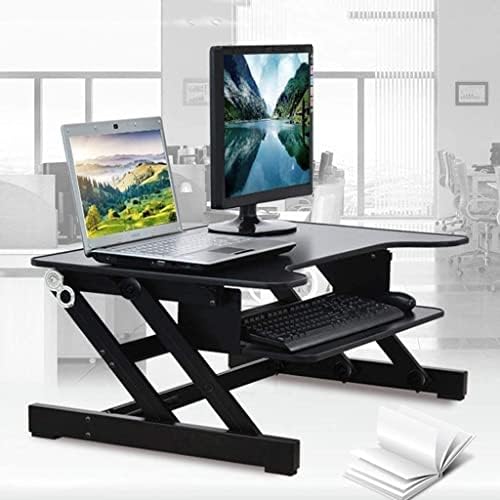 Gumrix visina podesiva ustanak stol, Quick Sit to Standing stoltop uspon radna stanica za prijenosno računalo, stolna računala, tablet