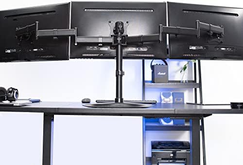 Vivo Trostruki monitor Monitor Potpuno podesivi stol BESPLATNO stalak za 3 LCD zaslona do 24 inča Stand-V003P