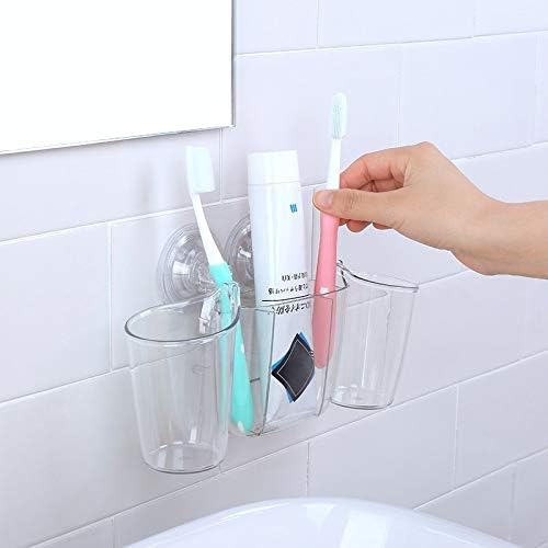 Polica za tuširanje Apbeam Clear kupaonica plastika bez bušenja zid viseće police za odlaganje organizatora sa šalicom za usisavanje