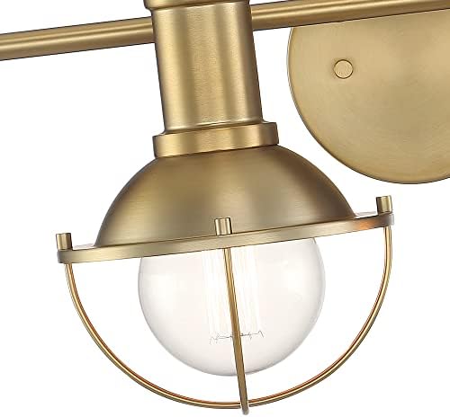 Dizajnerska svjetiljka za kupaonicu s 4 svjetiljke, mat zlato, 9243-4-N-N-N