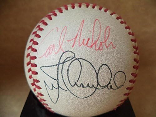 Carl Nichols/Harnisch/Tettleton potpisao je službeni bejzbol s autogramom - baseballs s autogramima -