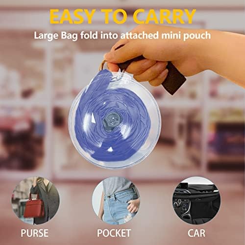 Torbe za kupovinu, 2pcs Disk prijenosni teleskopski namirnice za višekratnu upotrebu Eco Shopping Shopping Rame torba izdržljive torba