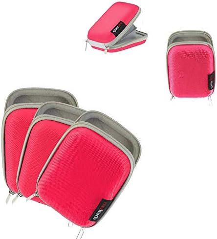 Navitech ružičasta tvrda zaštitna futrola kompatibilna sa Sudio vasa bla bluetooth bežičnim slušalicama