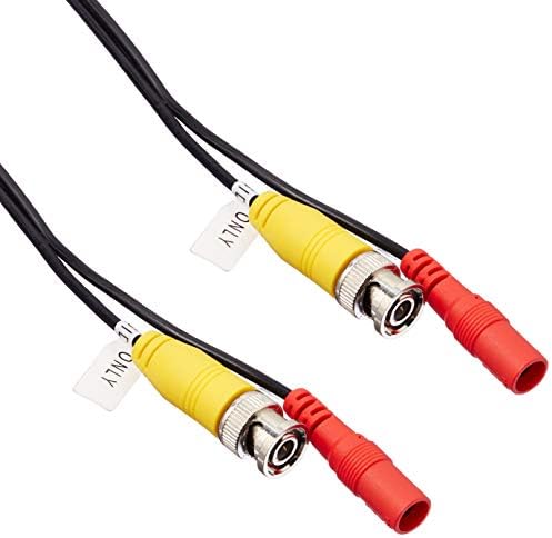 R-tech kabel-siaman-60FT-B 60 'Video & Power Siajam kabeli za sigurnosne kamere-BNC/DC12V