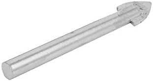 X-DREE 10 mm vrh 73 mm dugačka legura okrugla bušilica Trokut za bušilice za bušenje glava 5pcs (10 mm punta 73 mm aleación larga caña