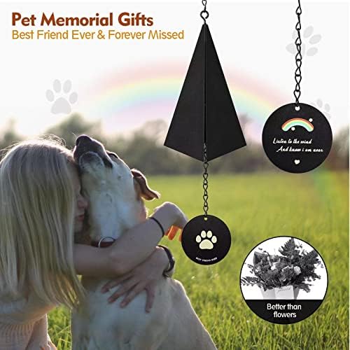 Koseka Pet Memorial Wind Chimes, Poklon gubitka simpatije za pse u sjećanju na psa, jedinstveni pokloni za gubitak kućnih ljubimaca,